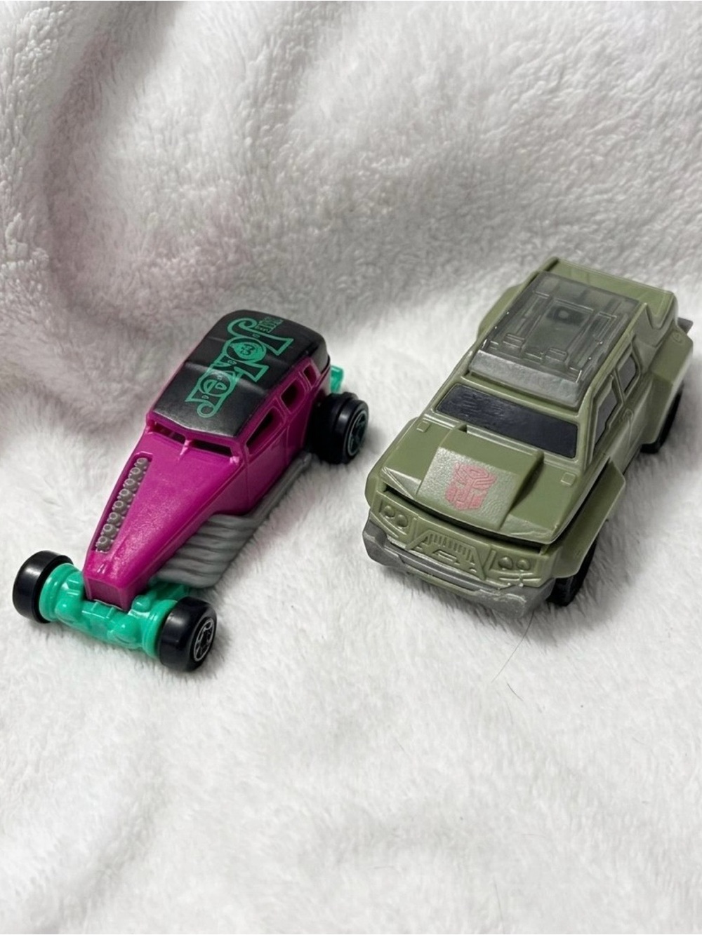 Collectible McDonald’s Hot Wheels Joker & Transformers Bulkhead